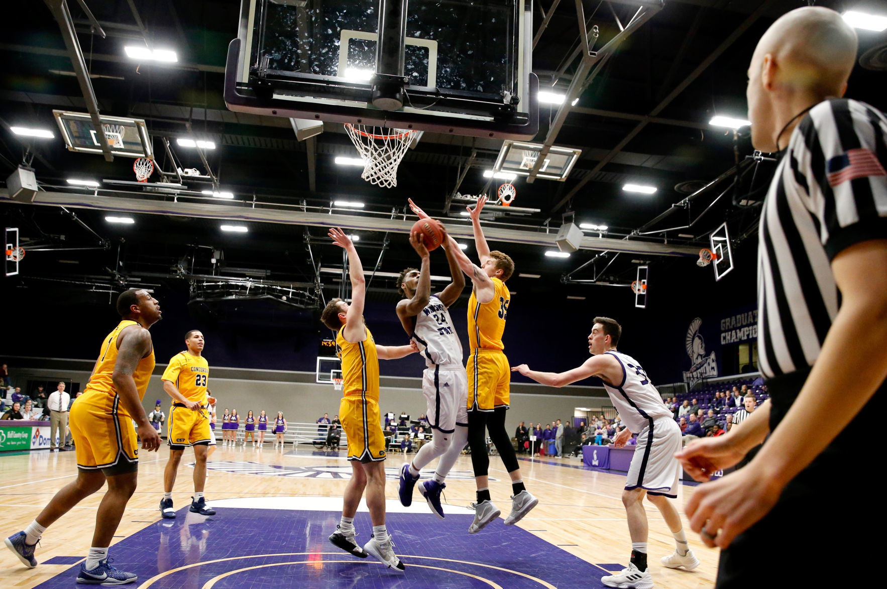 WSU MBB vs Concordia 15
